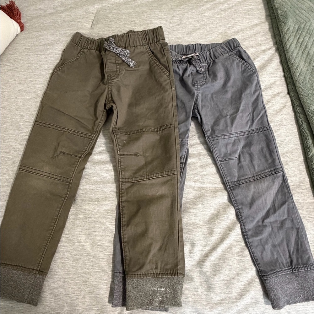 Cat & Jack Kids Joggers - Olive and Gray